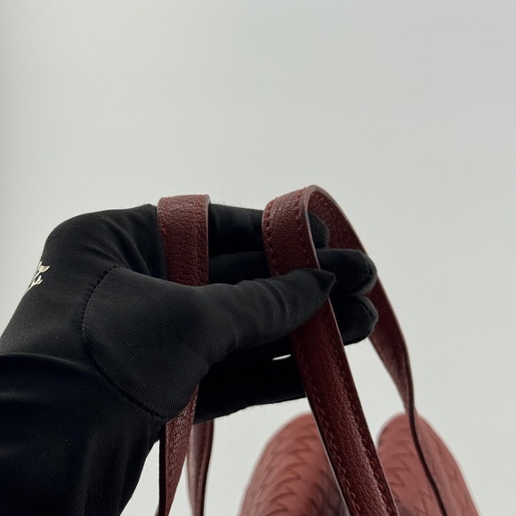 Bottega Veneta Two-Tone Leather Tote Bag with Intrecciato Details - Picture 5 of 14